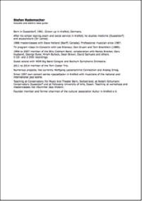 Kurzbiografie Rademacher